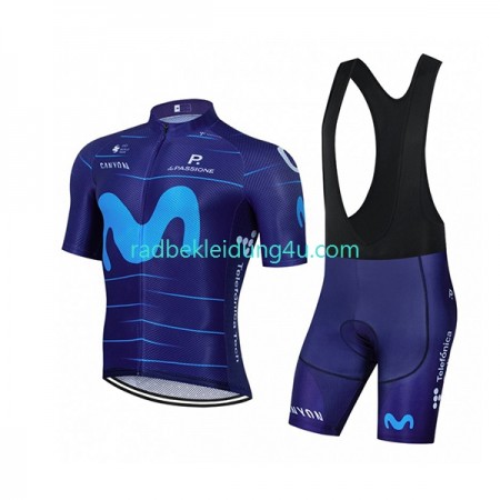 Set Kurzarmtrikot + Trägerhose 2022 Movistar Team N002